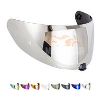 Visiera per HJC I70 I10 HJ-31 Specchio Argento Compatibile Pinlock Ready