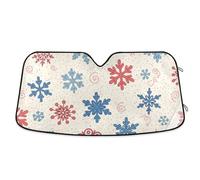 Visiera per parabrezza auto Parabrezza riflettente automaticas para Autos Snowflake Pattern