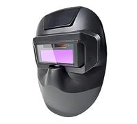 Visiera per saldatura - Maschera antiriflesso con oscuramento automatico, casco per saldatura con ottiche True Color, attrezzatura di sicurezza industriale | Design del copricapo regolabile, gru
