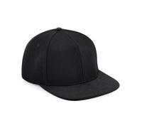 Visiera Piatta 6 Snapback Berretto Baseball Beechfield Originale Regolabile Saia