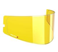 Visiera Pinlock DKS 193 per casco da moto MT-V-16, colore giallo.