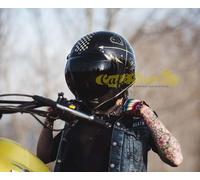 Visiera Premier BUBBLE DARK MX omologata in policarbonato montaggio universale