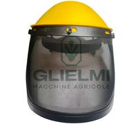 Visiera Protettiva In Rete Maggiorata Decespugliatore-39x30-Regolabile-Cert. CE