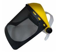 Visiera Protettiva In Rete Maggiorata Decespugliatore-39x30-Regolabile-Cert. CE