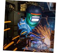 Visiera protettiva per saldatura auto-oscurante, protezione solare,