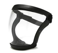Visiera protettiva per viso intero, Riutilizzabile Maschera Integrale per il viso Anti Appannamento in Trasparente con Fascia Regolabile, Design del Fondo Traspirante per Lavori all'aperto