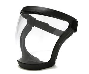 Visiera protettiva per viso intero, Riutilizzabile Maschera Integrale per il viso Anti Appannamento in Trasparente con Fascia Regolabile, Design del Fondo Traspirante per Lavori all'aperto