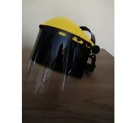 Visiera Protettiva raggi UV ROBUSTISSIMA Orientabile Trasparente Professionale,