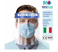 Visiera Protettiva Schermo Facciale Di Sicurezza Parafiato Trasparente