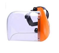 Visiera protettiva trasparente ad alto impatto, copricapo ergonomico regolabile e copertura completa, per officine, casco con viso