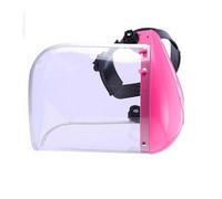 Visiera protettiva trasparente ad alto impatto, copricapo ergonomico regolabile e copertura completa per officine