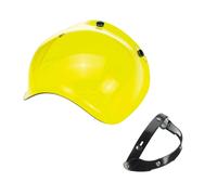 Visiera Reclinabile Bubble a Bolla Universale per Casco 3 Bottoni Vari Colori