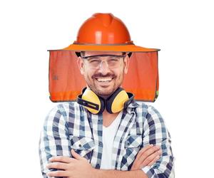 Visiera regolabile e comoda | Visiera per casco, protezione per il collo per la costruzione stradale, paesaggistica, tettuccio, pittura e