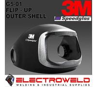 Visiera scudo esterno ribaltabile 3M Speedglas per casco di saldatura G5-01 c...