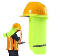 Visiera solare per casco di misurazione | Mesh Neck Ombra alta visibilità, protezione solare, ombra traspirante del casco, visiera solare fissa, raggi UV, prevenzione dei colpi di calore per l'estate