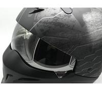 Visiera Solare Scorpion ARGENTO Specchiata Per EXO-COMBAT-EVO E Covert X