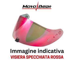 Visiera Specchiata Rossa HJ-40 per RPHA 71 HJC - UN: UN