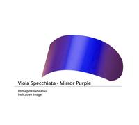 Visiera specchiata viola Scorpion per Exo 1200 Exo 710 Exo 510
