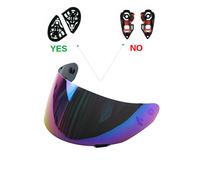 visiera specchio arcobaleno agv k3 k4 PRIMA DEL 2022 (non adatto su k3sv)