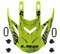 Visiera Spoiler Bambino Ls2 Per Casco Fast Evo II MX437 Giallo