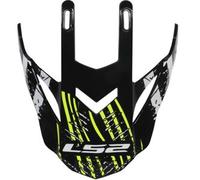 Visiera Spoiler Ls2 Fast Evo MX437 Black White