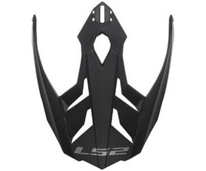 Visiera Spoiler Ls2 Per Casco Explorer MX701 Nero Opaco