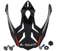 LS2 MX701 Frontier II Cima dell'Elmo, rosso per maschi