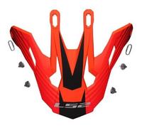 Visiera Spoiler Ls2 Per Casco Fast II MX702 Arancione Rosso Opaco
