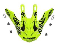Visiera Spoiler Ls2 Per Casco Fast II MX702 Giallo
