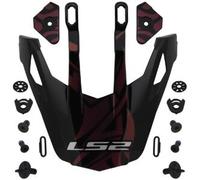Visiera Spoiler Ls2 Per Casco Pioneer MX702 Nero
