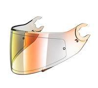 Visiera squalo Irid. Metallo come rosso spartano/skwal - visiera pronta...