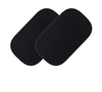 Visiera Tetto Tendine Parasole 2 Pezzi Parasole Elettrostatico Auto Protezione UV Autoadesivo Pellicola Parasole Finestrini Laterali Auto Protezione Estiva 50x30(Black Film)
