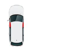 Visiera Tetto Tendine Parasole per Golf 7 VII 2013-2020 Parasole Magnetico Personalizzato Finestrini Auto(2PCS Rear)
