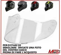 VISIERA TRASPARENTE PER CASCO INTEGRALE ORIGINE HELMETS MODELLO STRADA GRAVITER