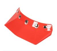 Visiera universale a 5 scatti for casco da motociclista a faccia aperta Visiera ribaltabile antivento Scudo for casco da moto Linguetta(Red)