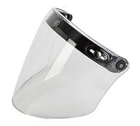 Visiera universale per casco aperto a 3 scatti Visiera per casco 3/4 per bolla protetta dai raggi UV resistente graffi