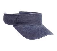 Visiera Washed Cotton by Lipodo blu scuro One Size