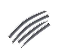 Visiere parasole compatibili con Kia Sonet QY 2021-2025, deflettori antipioggia, Weathershields, accessori for la modifica delle visiere parasole.(Transparent)