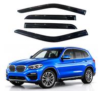 Visiere per finestrini IG adatte per BMW X3 2018-2024, parapioggia Out-Channel 4 pezzi, accessori auto per BMW X3 18-24