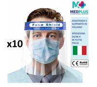 Visiere Protettive Schermo Di Sicurezza Parafiato Trasparente Scudo Ce