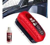 Visiglass - Protezione Per Vetri,Powerful Windshield Cleaner & Oil Film Remover,Powerful Windshield Cleaner,Car Glass Cleaning Mouse,Auto Interior Exterior Glass Wiper Cleaning,Remove Oil & Water Stai