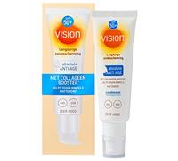 Vision Absolute Anti Age Face Fluid SPF 50+, protezione solare a lunga durata per il viso, prodotto solare anti-età, con booster collagene, fattore di protezione 50+, 50 ml