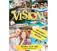 Vision Board Clip Art, Magazine Pictures and Images Book: Couple Goals Vision Board | LIFE Aesthetic Pictures | Photo Collection of Luxury Homes, ... Silhouettes | 50 Love Adventures included