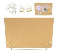 Vision Board Kit Message Board in Legno, Bacheca per Muro | Bacheca di Sughero Incorniciata, Multiuso e Portatile, Superficie Liscia per Scrivere, Sale Riunioni e Pub