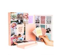 Vision Board Kit - Vision Boards, Dream Board, Mood Board, Collage Book - 150 immagini Vision Board, citazioni - Taglio intercambiabile, nastro adesivo e Vision Board Book senza colla - Crea,