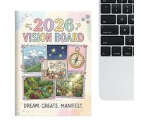 Vision Board - Libro 2026 per donne, acquisizione e pianificazione delle visioni, opuscolo per pianificazione dei sogni, per studenti, imprenditori, dirigenti, officine, ufficio, casa