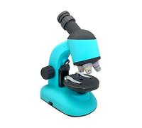 Vision Kids - Microscopio per bambini a 360° con luce LED, giocattolo educativo scientifico per principianti, esplorazione e scoperta
