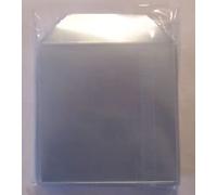 VISION MEDIA® 100 buste in plastica con patta per DVD/CD