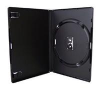 Vision Media Amaray Custodie per DVD/CD/Blu ray singole nere (25 pezzi)