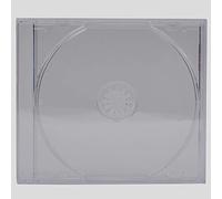 Vision Media - Confezione da 50 custodie trasparenti per CD, dorso 10,4 mm